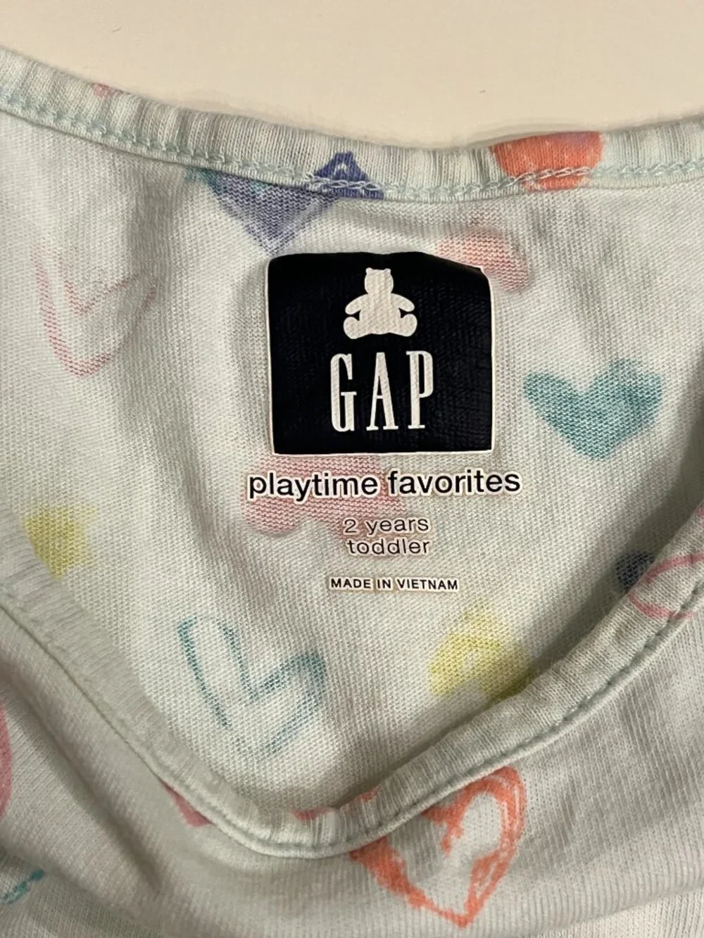 Gap Girls Clothing Bundle 2T Floral Dress and Heart Top